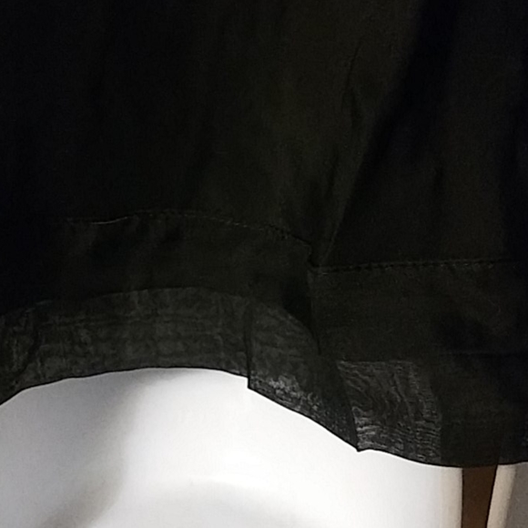 GOLD HARSH Black Silk and Lace Camisole  - Large - Picture 12 of 12